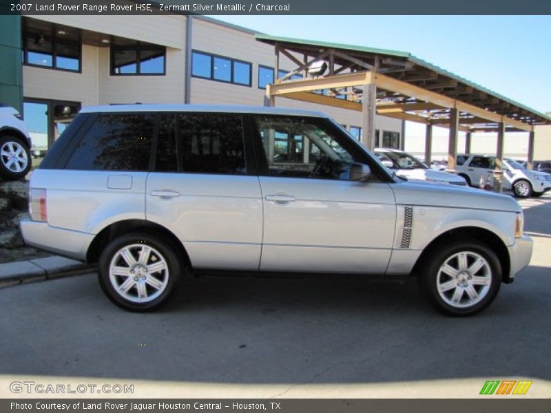 Zermatt Silver Metallic / Charcoal 2007 Land Rover Range Rover HSE