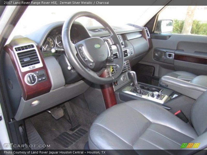 Zermatt Silver Metallic / Charcoal 2007 Land Rover Range Rover HSE