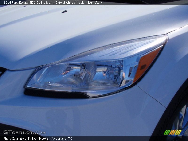 Oxford White / Medium Light Stone 2014 Ford Escape SE 1.6L EcoBoost