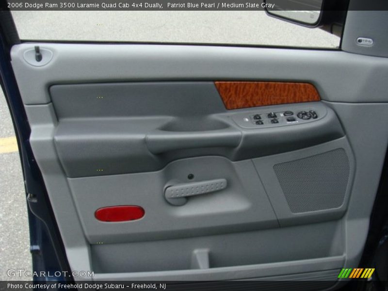 Patriot Blue Pearl / Medium Slate Gray 2006 Dodge Ram 3500 Laramie Quad Cab 4x4 Dually
