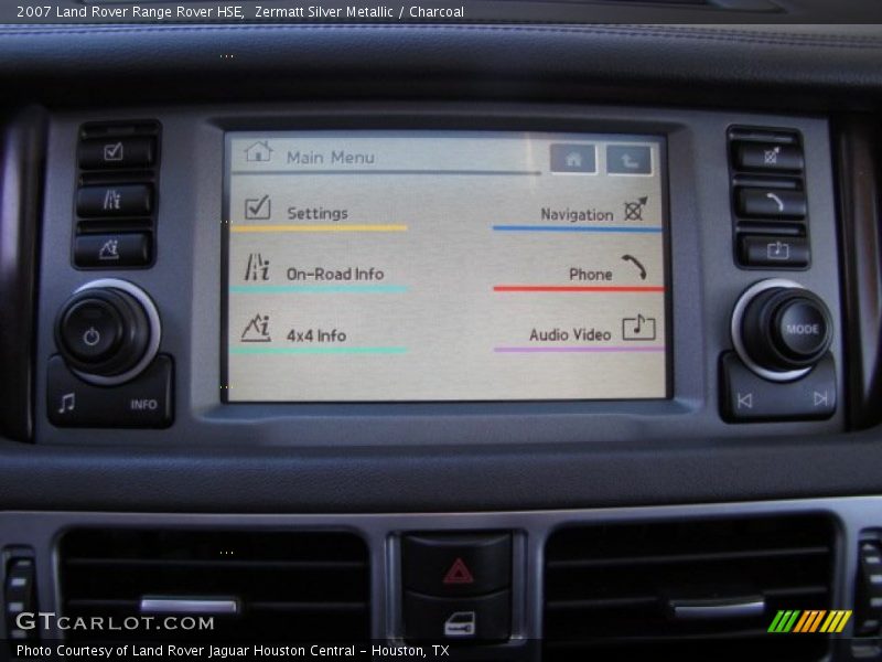 Zermatt Silver Metallic / Charcoal 2007 Land Rover Range Rover HSE