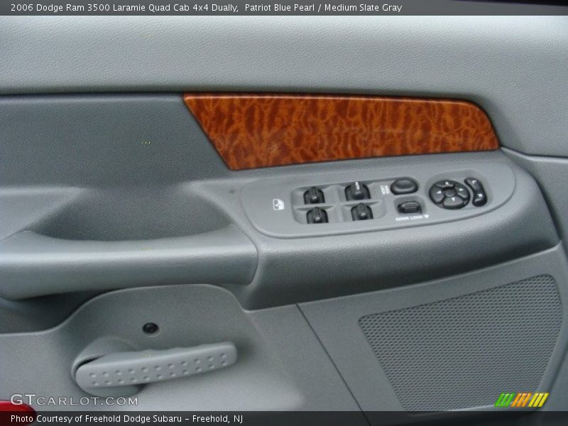 Patriot Blue Pearl / Medium Slate Gray 2006 Dodge Ram 3500 Laramie Quad Cab 4x4 Dually