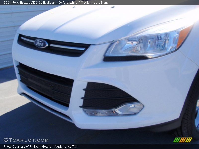 Oxford White / Medium Light Stone 2014 Ford Escape SE 1.6L EcoBoost