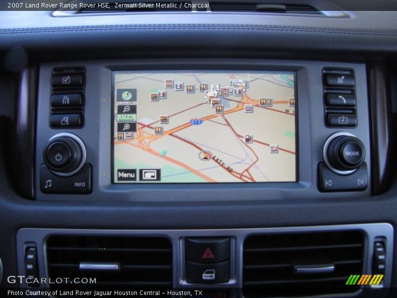 Zermatt Silver Metallic / Charcoal 2007 Land Rover Range Rover HSE