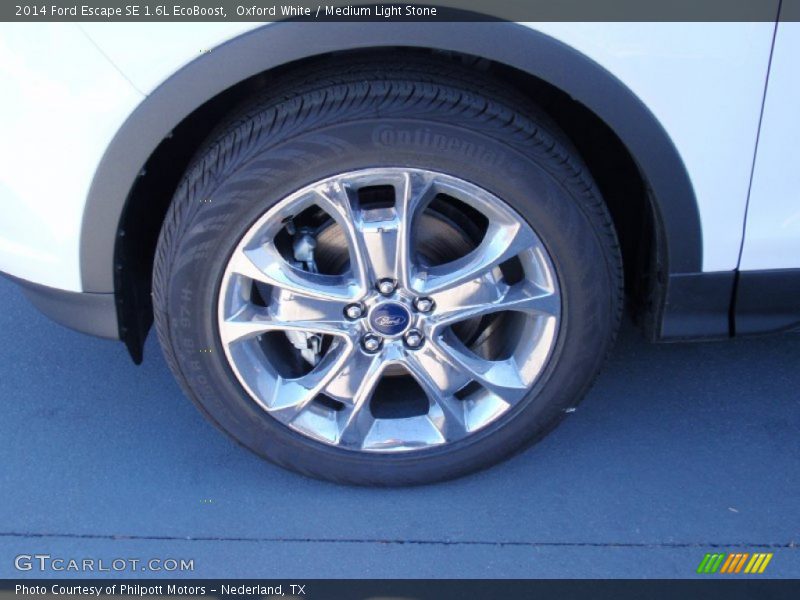 Oxford White / Medium Light Stone 2014 Ford Escape SE 1.6L EcoBoost
