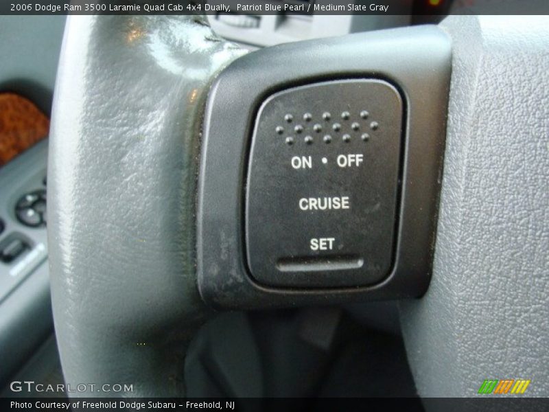 Patriot Blue Pearl / Medium Slate Gray 2006 Dodge Ram 3500 Laramie Quad Cab 4x4 Dually