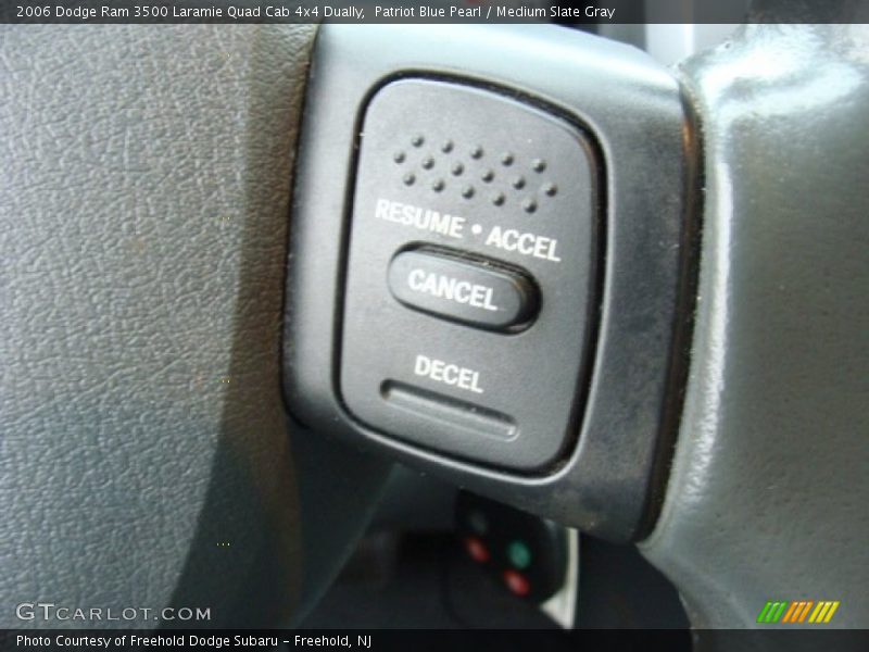 Patriot Blue Pearl / Medium Slate Gray 2006 Dodge Ram 3500 Laramie Quad Cab 4x4 Dually