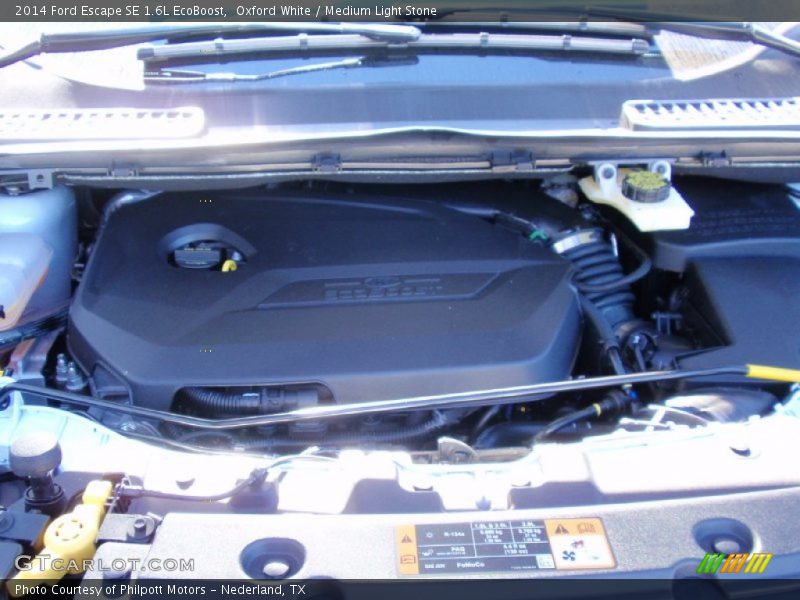 Oxford White / Medium Light Stone 2014 Ford Escape SE 1.6L EcoBoost