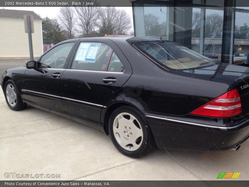 Black / Java 2002 Mercedes-Benz S 600 Sedan