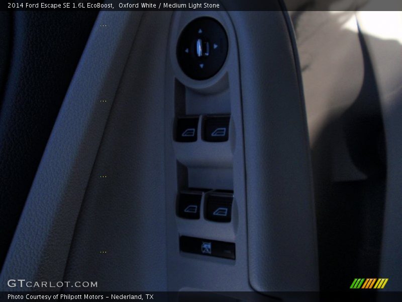 Oxford White / Medium Light Stone 2014 Ford Escape SE 1.6L EcoBoost