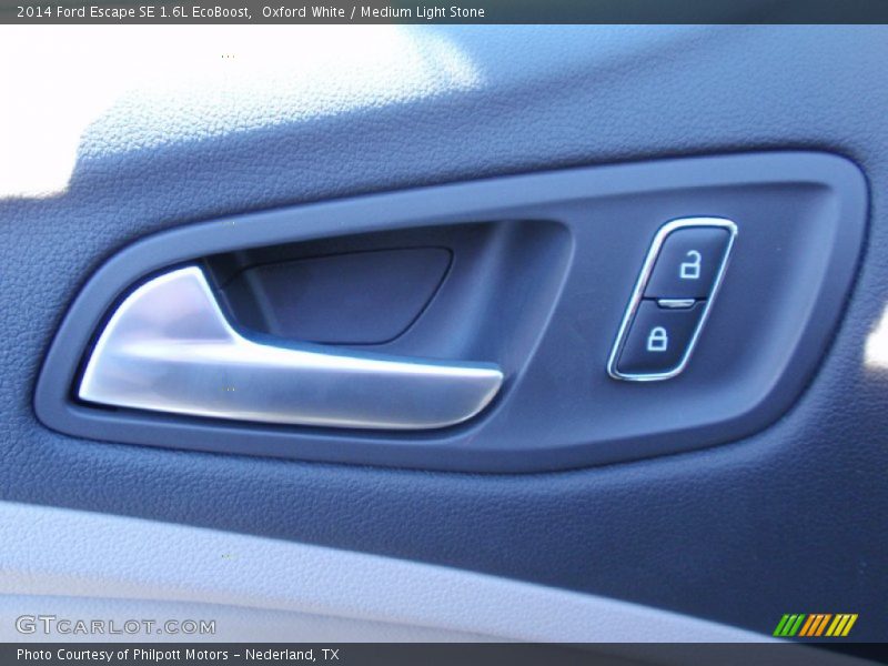 Oxford White / Medium Light Stone 2014 Ford Escape SE 1.6L EcoBoost