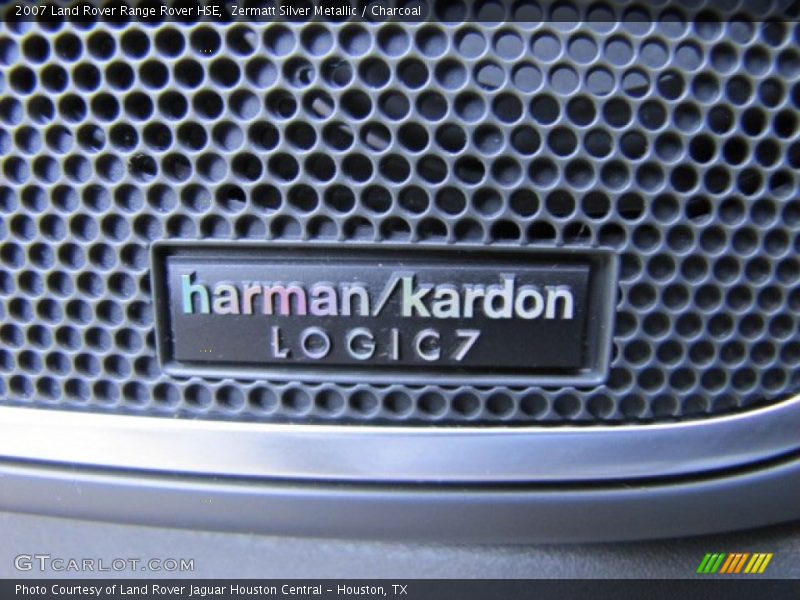 Zermatt Silver Metallic / Charcoal 2007 Land Rover Range Rover HSE