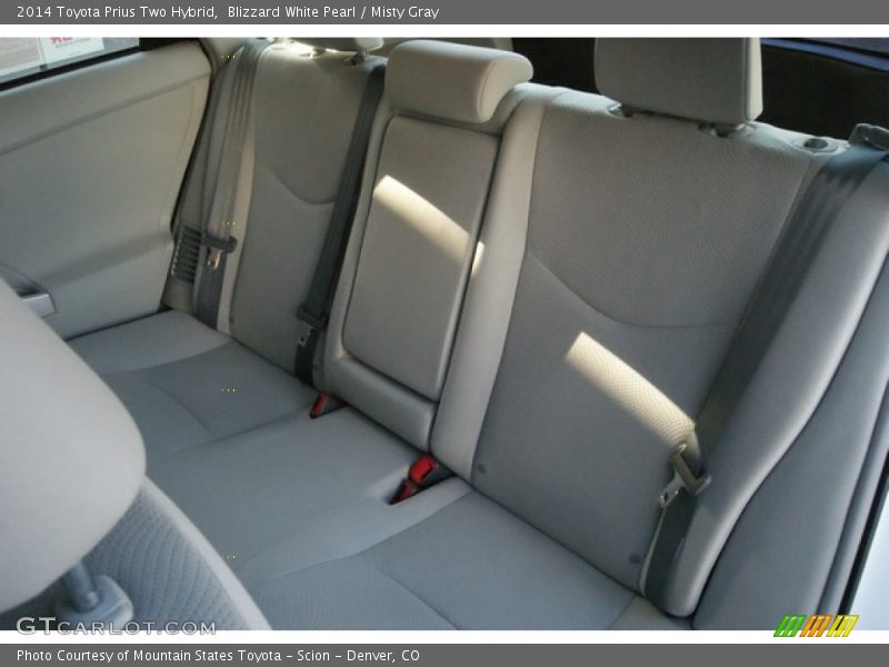 Blizzard White Pearl / Misty Gray 2014 Toyota Prius Two Hybrid