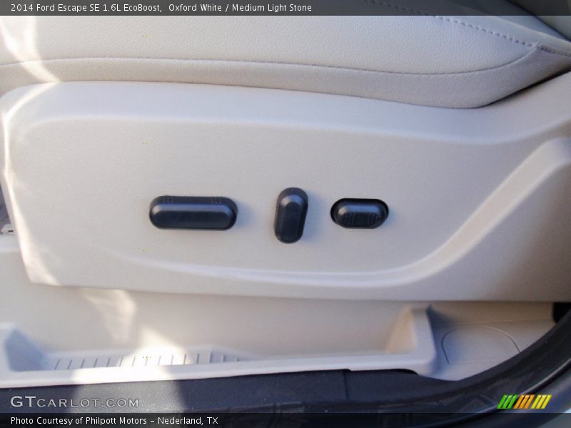 Oxford White / Medium Light Stone 2014 Ford Escape SE 1.6L EcoBoost
