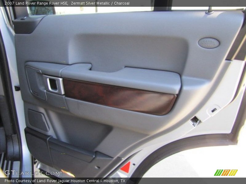Zermatt Silver Metallic / Charcoal 2007 Land Rover Range Rover HSE