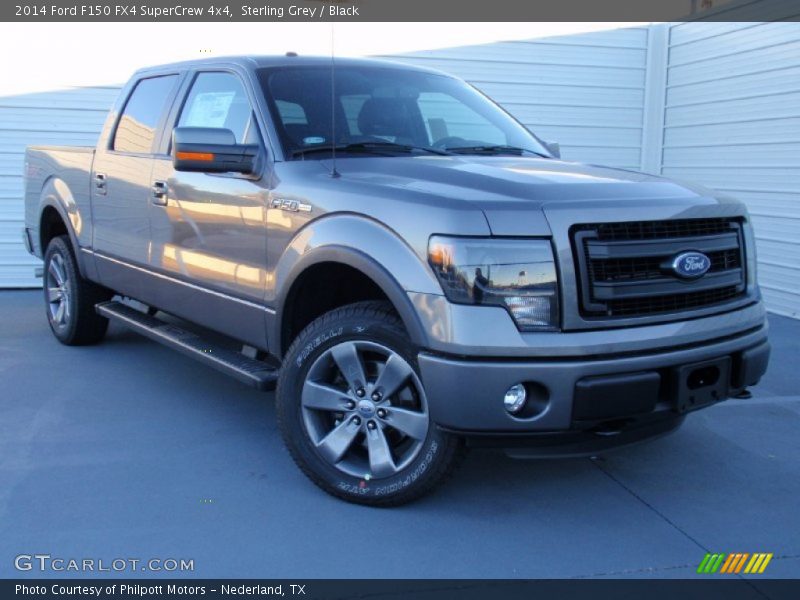 Sterling Grey / Black 2014 Ford F150 FX4 SuperCrew 4x4