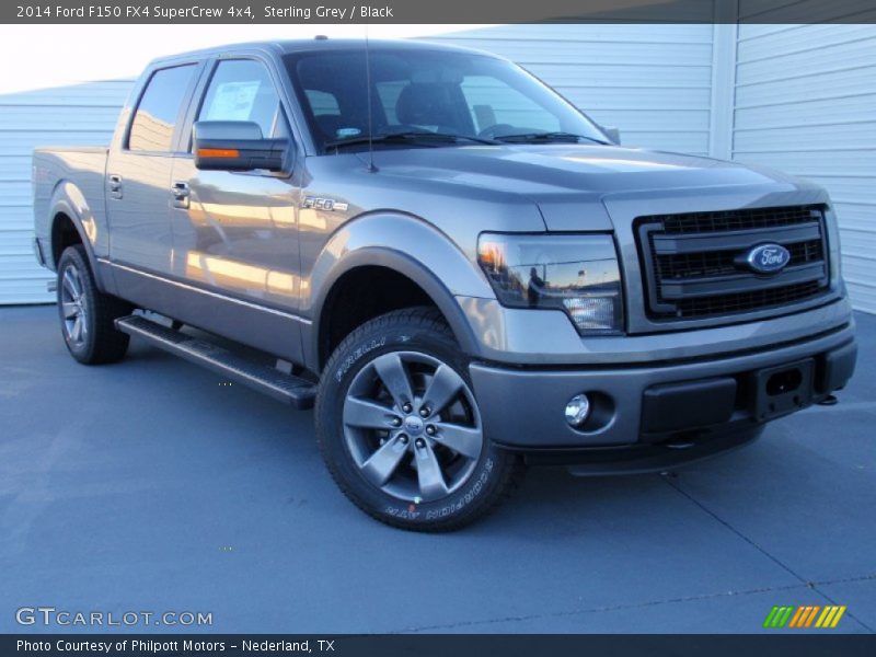 Sterling Grey / Black 2014 Ford F150 FX4 SuperCrew 4x4