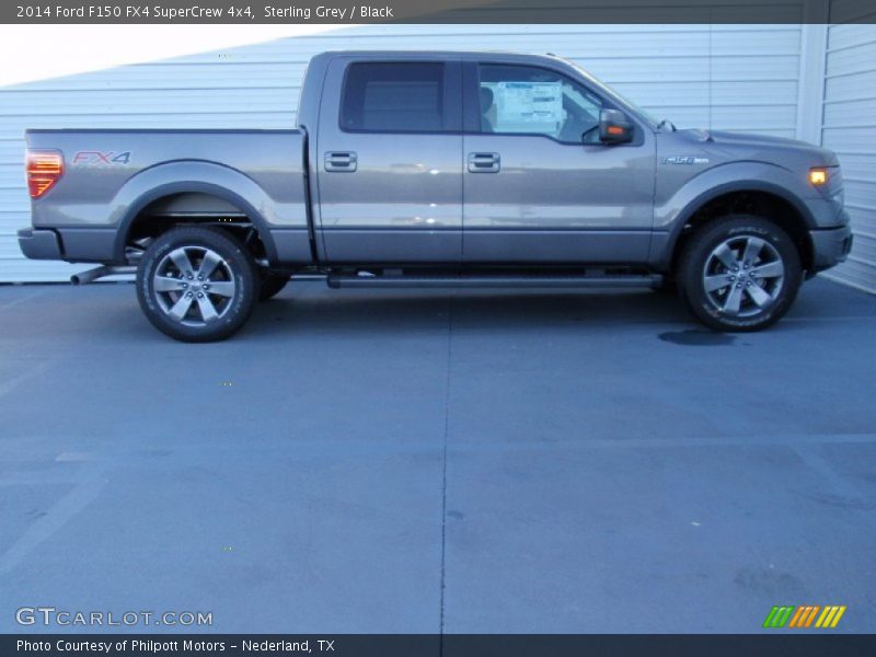 Sterling Grey / Black 2014 Ford F150 FX4 SuperCrew 4x4