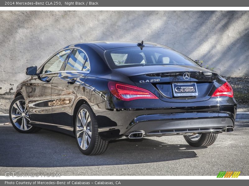 Night Black / Black 2014 Mercedes-Benz CLA 250