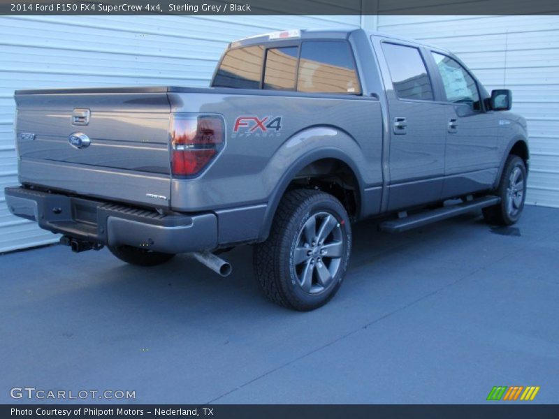 Sterling Grey / Black 2014 Ford F150 FX4 SuperCrew 4x4