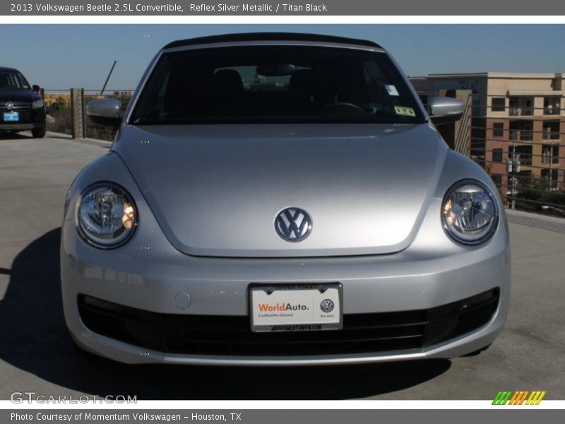Reflex Silver Metallic / Titan Black 2013 Volkswagen Beetle 2.5L Convertible