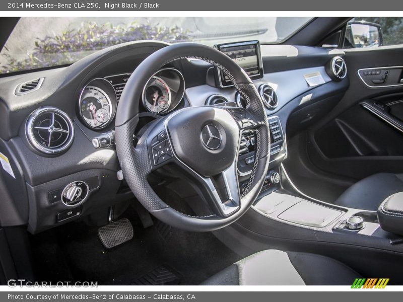 Night Black / Black 2014 Mercedes-Benz CLA 250
