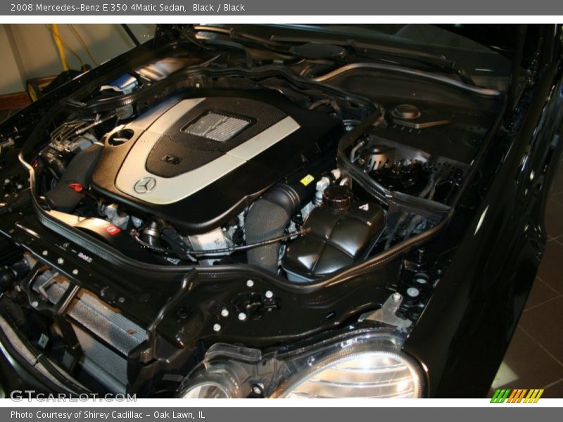 Black / Black 2008 Mercedes-Benz E 350 4Matic Sedan