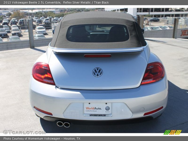 Reflex Silver Metallic / Titan Black 2013 Volkswagen Beetle 2.5L Convertible