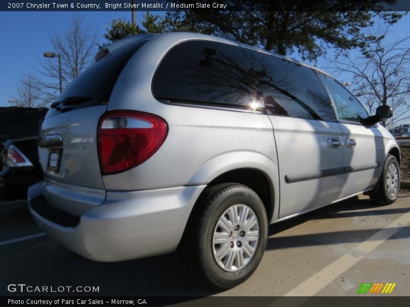 Bright Silver Metallic / Medium Slate Gray 2007 Chrysler Town & Country