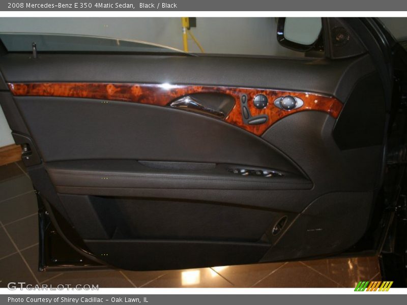 Black / Black 2008 Mercedes-Benz E 350 4Matic Sedan