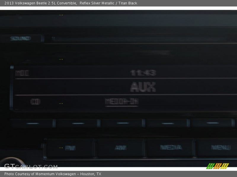 Reflex Silver Metallic / Titan Black 2013 Volkswagen Beetle 2.5L Convertible