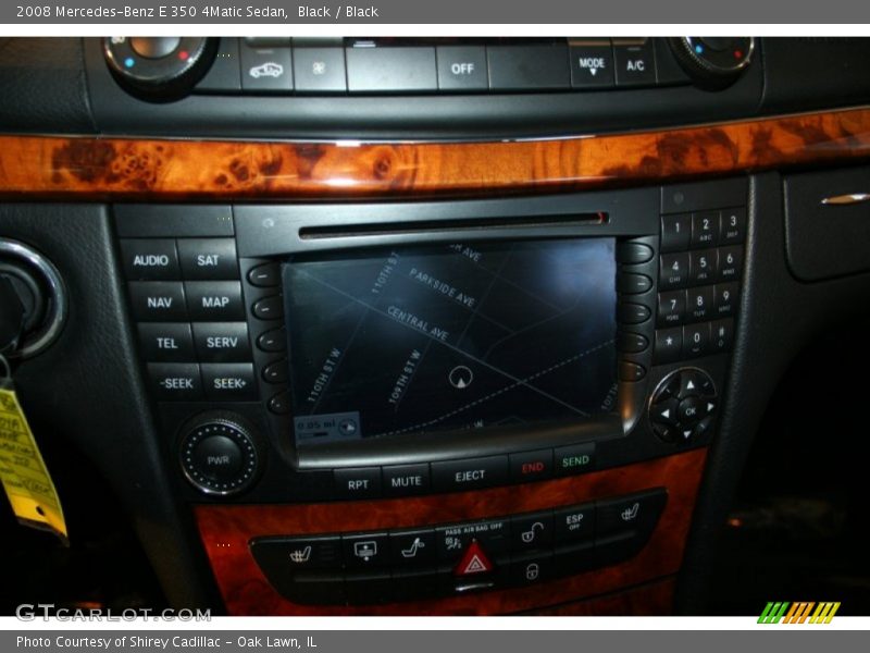 Black / Black 2008 Mercedes-Benz E 350 4Matic Sedan
