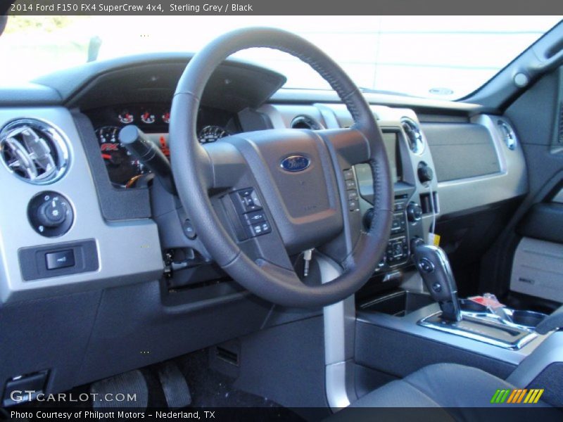 Sterling Grey / Black 2014 Ford F150 FX4 SuperCrew 4x4