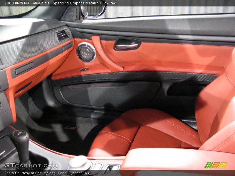 Sparkling Graphite Metallic / Fox Red 2008 BMW M3 Convertible
