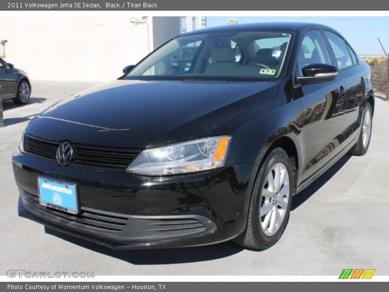 Black / Titan Black 2011 Volkswagen Jetta SE Sedan