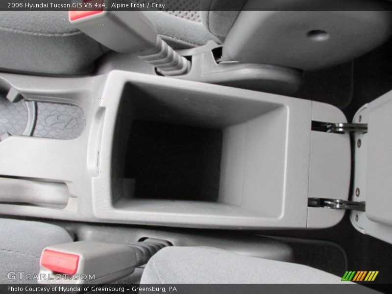 Alpine Frost / Gray 2006 Hyundai Tucson GLS V6 4x4