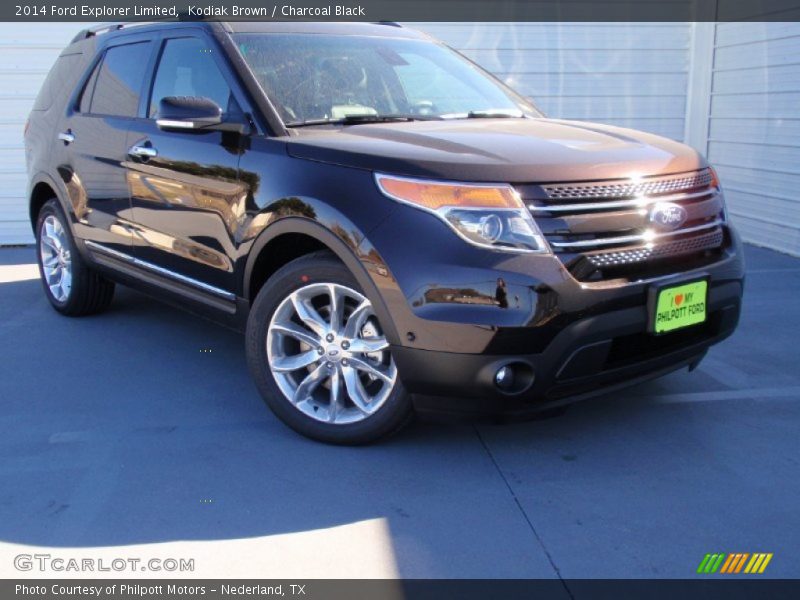 Kodiak Brown / Charcoal Black 2014 Ford Explorer Limited