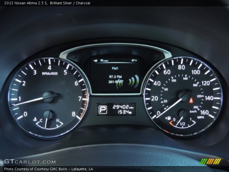 Brilliant Silver / Charcoal 2013 Nissan Altima 2.5 S