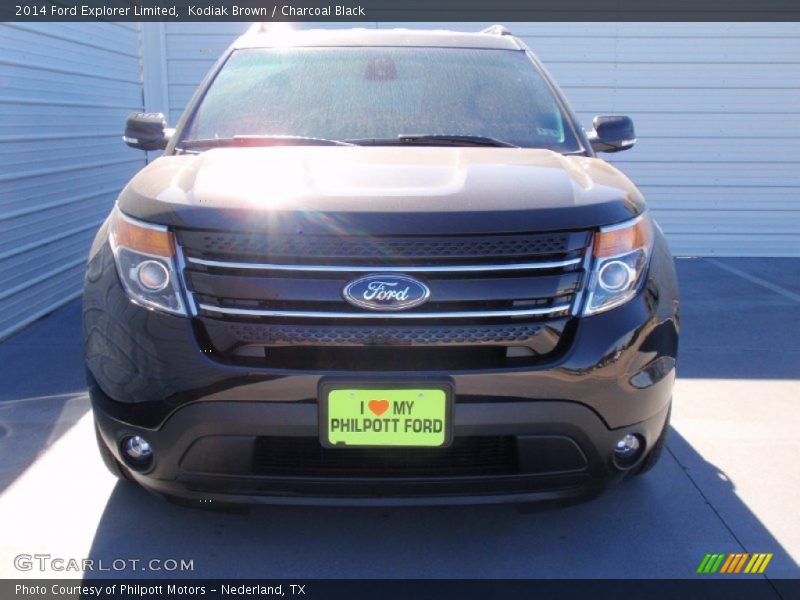 Kodiak Brown / Charcoal Black 2014 Ford Explorer Limited
