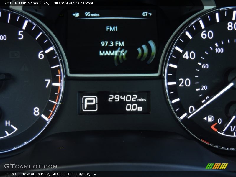 Brilliant Silver / Charcoal 2013 Nissan Altima 2.5 S