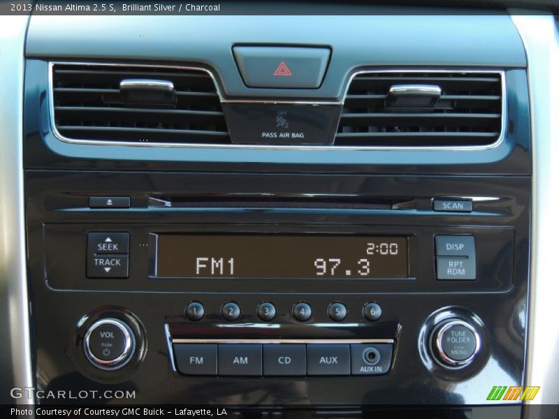 Brilliant Silver / Charcoal 2013 Nissan Altima 2.5 S