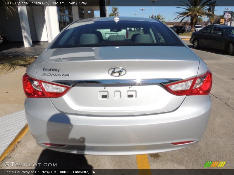 Radiant Silver / Gray 2013 Hyundai Sonata GLS