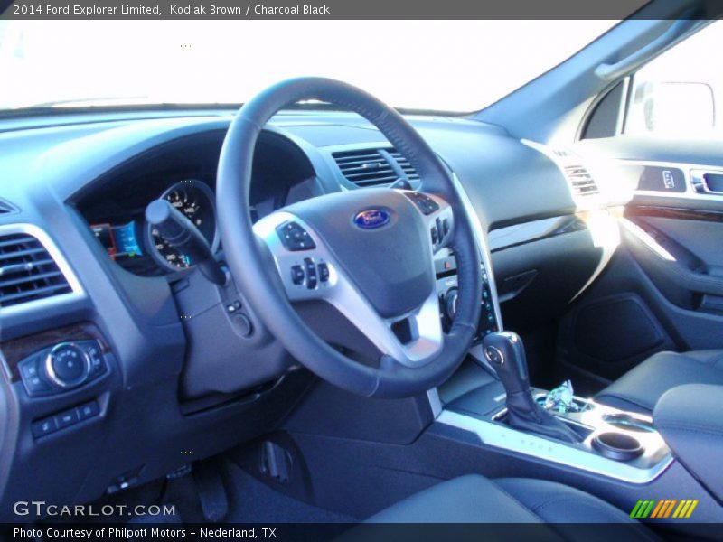 Kodiak Brown / Charcoal Black 2014 Ford Explorer Limited