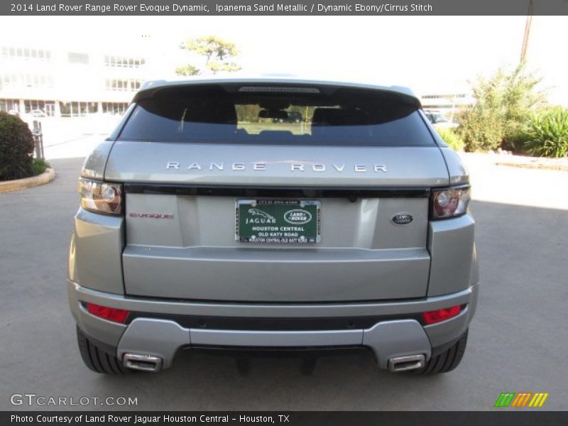 Ipanema Sand Metallic / Dynamic Ebony/Cirrus Stitch 2014 Land Rover Range Rover Evoque Dynamic