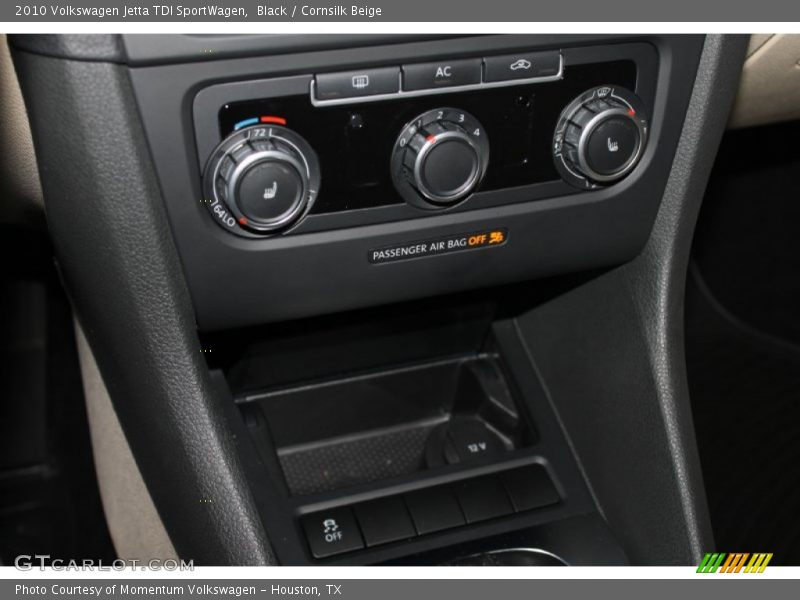 Black / Cornsilk Beige 2010 Volkswagen Jetta TDI SportWagen