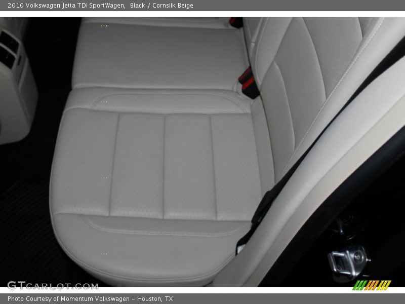 Black / Cornsilk Beige 2010 Volkswagen Jetta TDI SportWagen