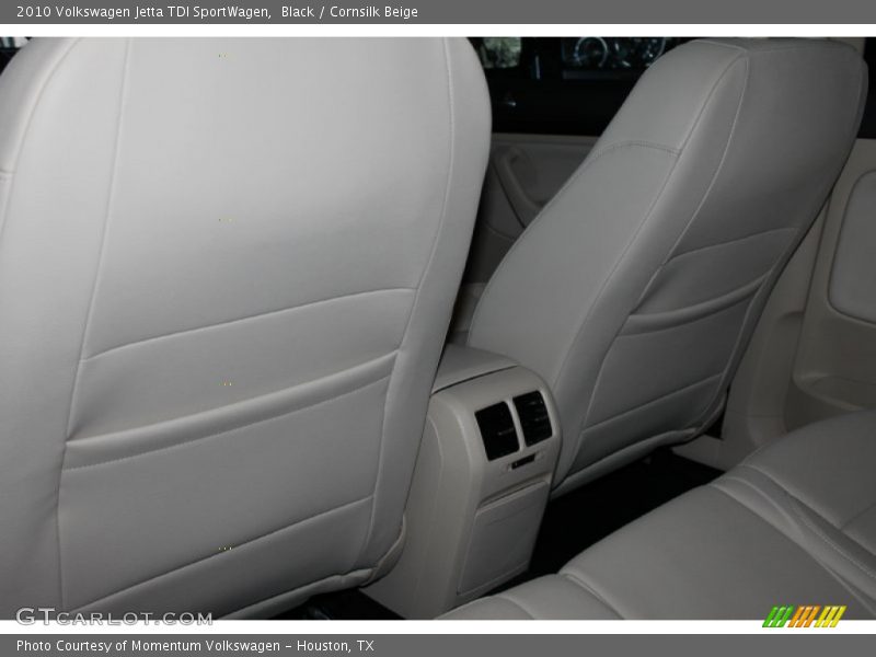 Black / Cornsilk Beige 2010 Volkswagen Jetta TDI SportWagen