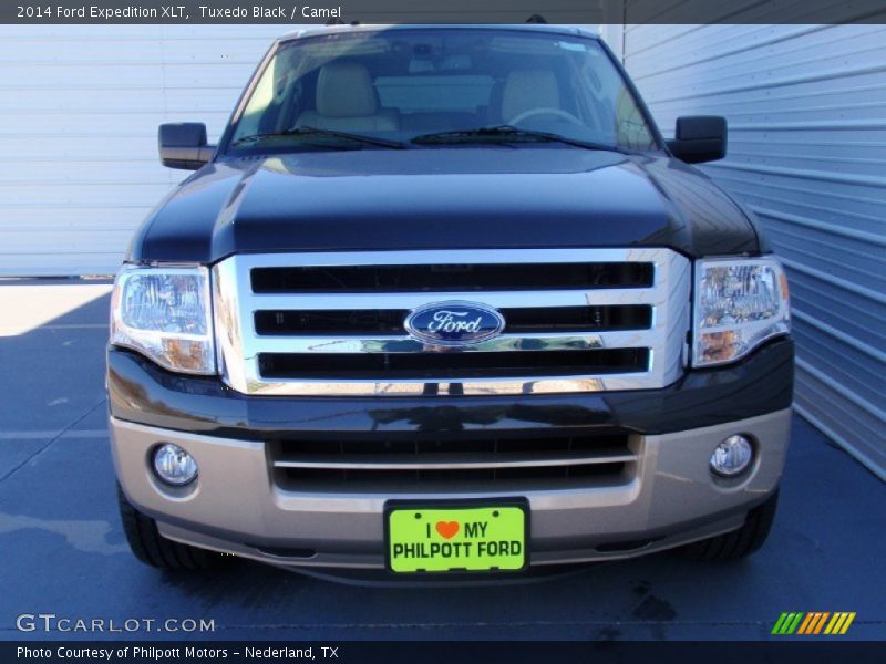 Tuxedo Black / Camel 2014 Ford Expedition XLT