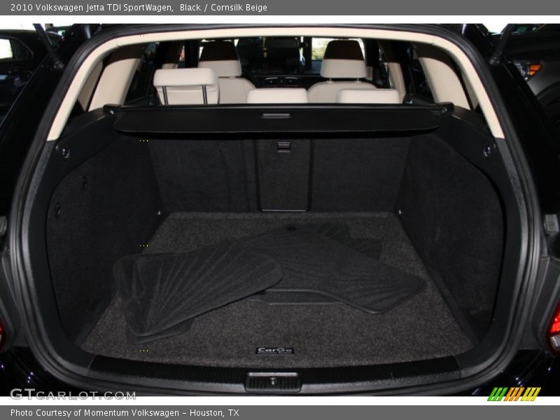 Black / Cornsilk Beige 2010 Volkswagen Jetta TDI SportWagen