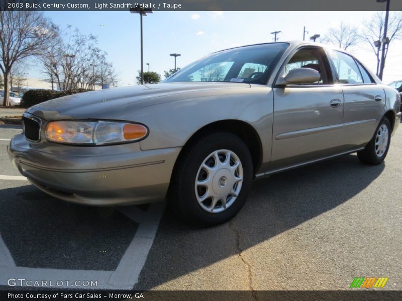 Light Sandrift Metallic / Taupe 2003 Buick Century Custom
